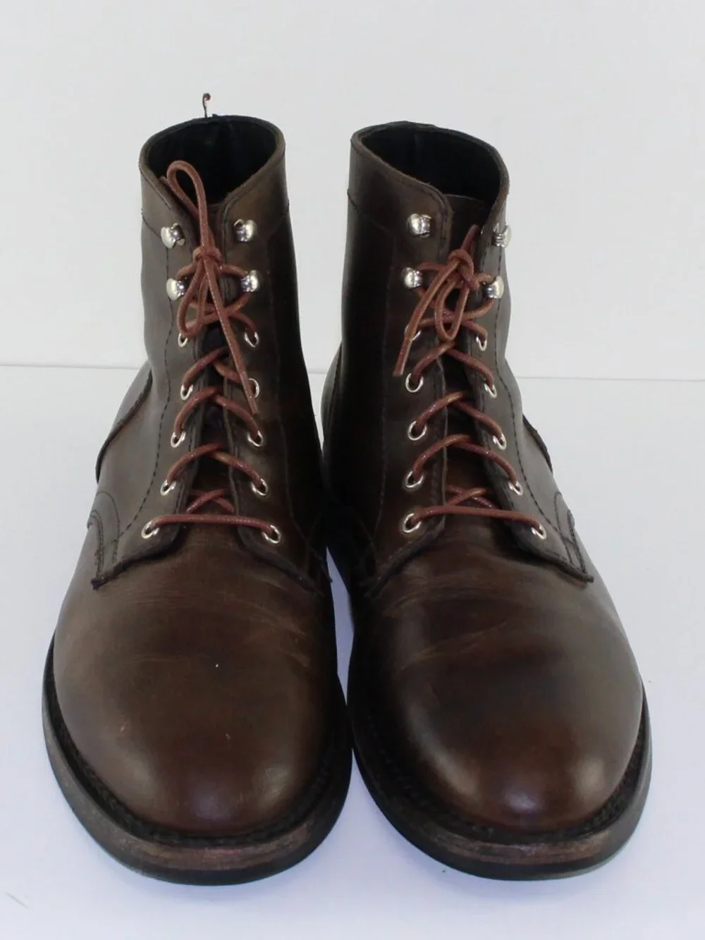 Thursdays Brown Leather Ankle Boots (9 US)